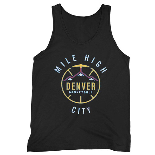 Vintage Denver Basketball Mile Highs City MEN'S TANK TOP