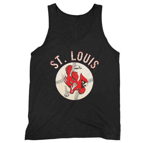 Vintage St Louis Baseball Mascot 90s MEN'S TANK TOP