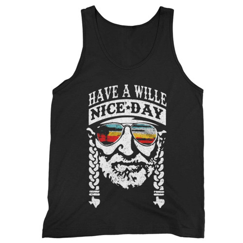 Willie Nelson Have A Willie Nice Day MEN'S TANK TOP