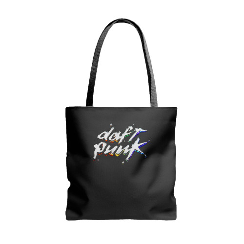 Daft Punk Discovery Logo Tote Bags