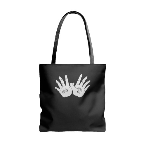 Klaus Hargreeves Hello Goodbye Tote Bags