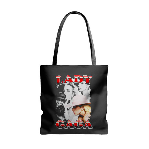 Lady Gaga Pop Music R&b Hip Hop Vintage Bootleg Retro Tote Bags