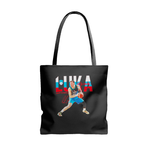 Luka Doncic Basketball Player Tote Bags