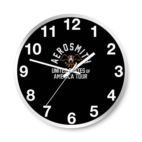 Aerosmith United State Tour 1973 Wall Clocks
