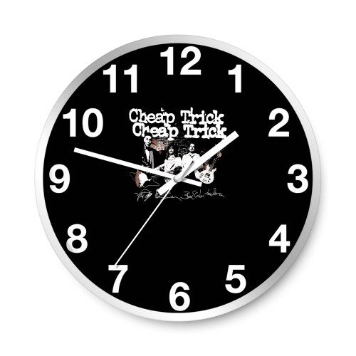 Cheap Trick Art Signed Wall Clocks