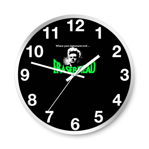 Eraserhead 90s David Lynch Twin Peaks Scifi Wall Clocks