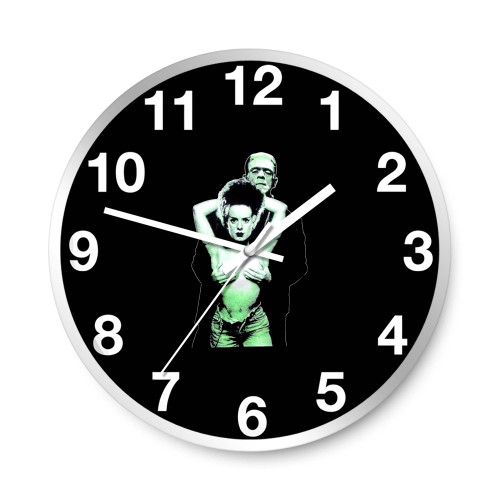 Frankenstein Bride Horror Monster Wall Clocks