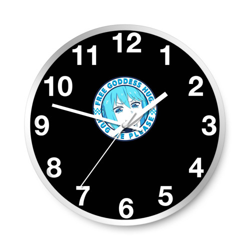 Free Goddess Hugs Wall Clocks