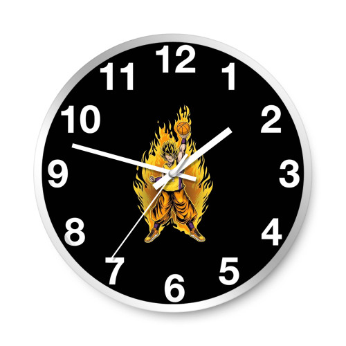 Japanese Dragon Ball Z Basketball Goku Wall Clocks