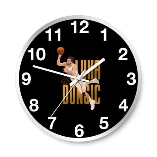 Luka Doncic Game Winner Wall Clocks