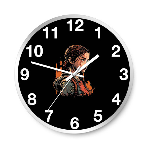 The Last Of Us Ellie Zombie Apocalypse Anime Wall Clocks The Last Of Us Ellie Zombie Apocalypse Anime Wall Clocks