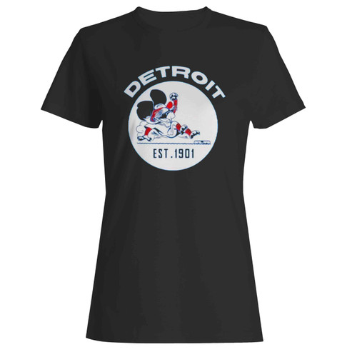 Detroit Baseball Vintage Mascot Est 1901 Women's T-Shirt Tee