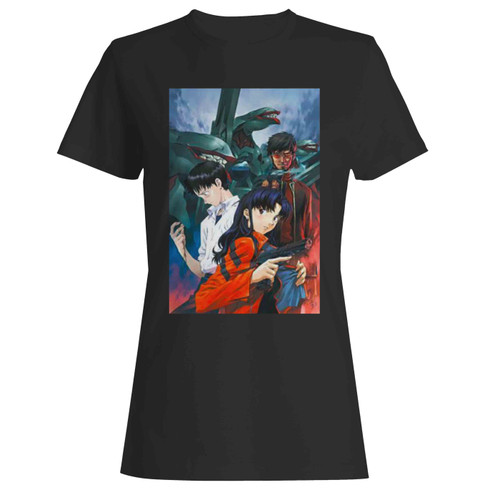 Shinji Misato Gendo Neon Genesis Evangelion Women's T-Shirt Tee