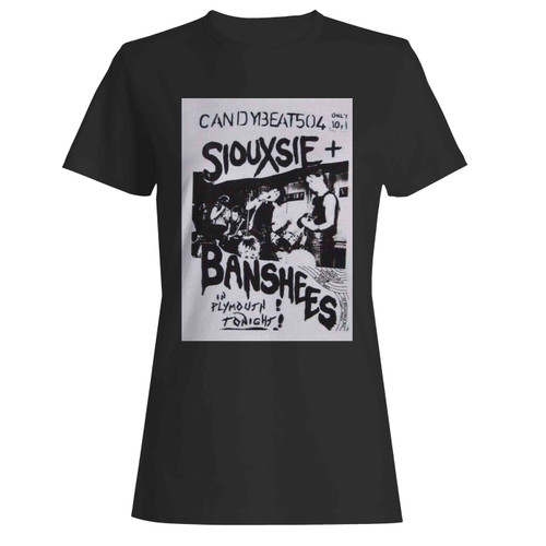 Siouxsie And The Banshees Gig Women's T-Shirt Tee