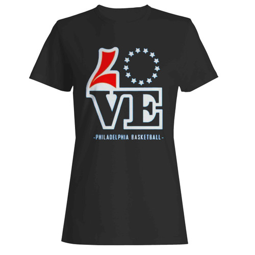 Vintage Philadelphia Basketball Love Women's T-Shirt Tee