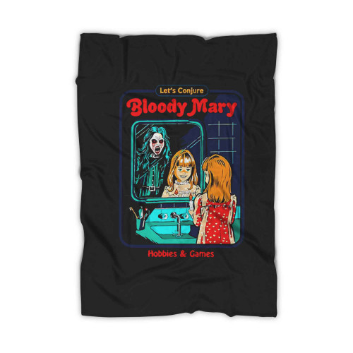Bloody Mary Horror Movie Gift Halloween Blanket