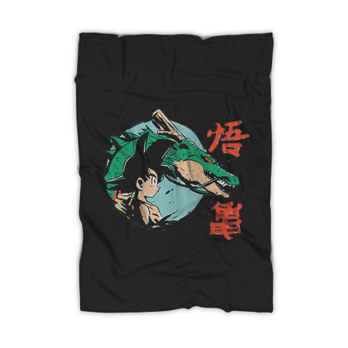 Dragon Ball Goku And Shenron Blanket