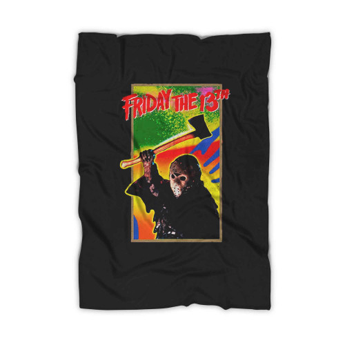 Friday The 13Th Doomed Retro Game Blanket