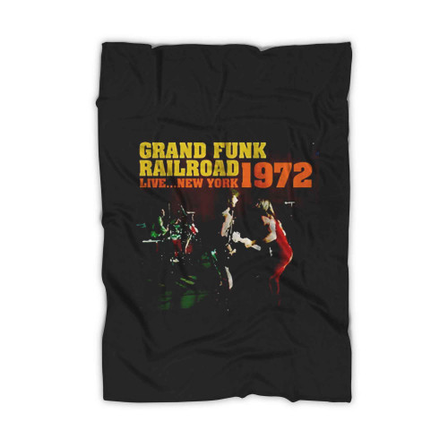 Rare Grand Funk Railroad Vintage Rock Band Blanket