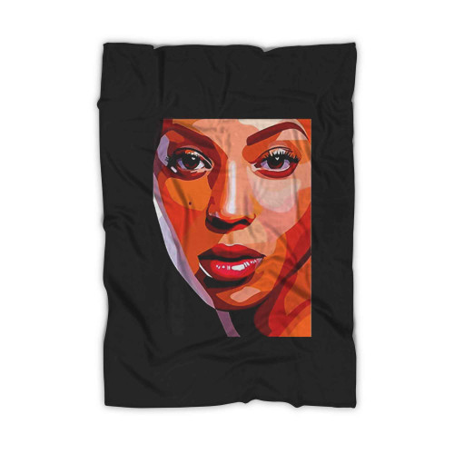 Renaissance Beyonce Face Blanket