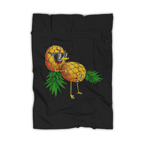 Upside Down Pineapple Swingert Blanket