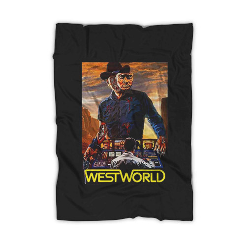 Westworld 1973 Retro Graphic Blanket