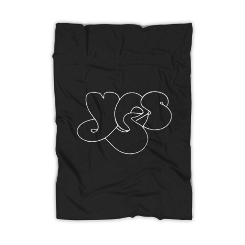 Yes Band Logo Rock Music Blanket