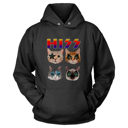 Funny Cat Hiss Rock And Roll For Cat Lover Hoodie