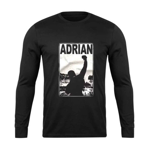 Cool Rocky Slogan Adrian Long Sleeve T-Shirt Tee