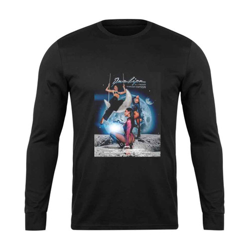 Dua Lipa Vintage Washed Long Sleeve T-Shirt Tee