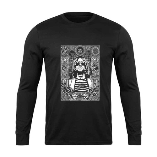 Nirvana Band In Utero Nirvana Tour Kurt Cobain Long Sleeve T-Shirt Tee