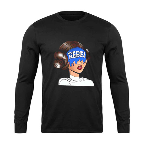 Rebel Princess Cartoon Long Sleeve T-Shirt Tee