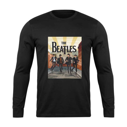 Retro The Beatles Long Sleeve T-Shirt Tee