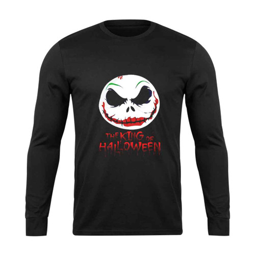 The King Of Halloween Scary Horror Movie Character Long Sleeve T-Shirt Tee