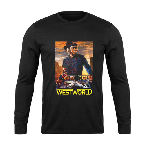 Westworld 1973 Retro Graphic Long Sleeve T-Shirt Tee