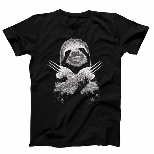 Cool Sloth Wolverine Mens T-Shirt Tee
