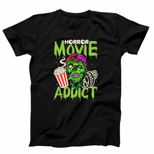 Horror Movie Zombie Film Horror Movie Addicted Mens T-Shirt Tee