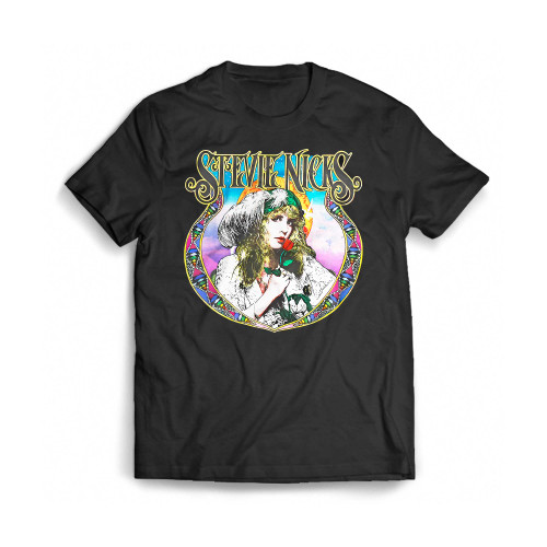 Stevie Nicks Vintage Fleetwood Mac Rock Band Mens T-Shirt Tee