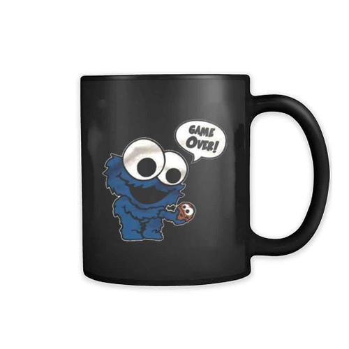 Funny Cookie Monster Game Over Mug
