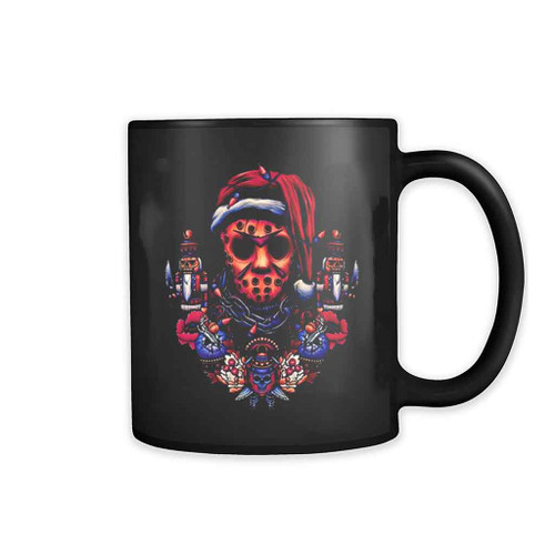 Jason Voorhees In Holiday Friday The 13Th Mug