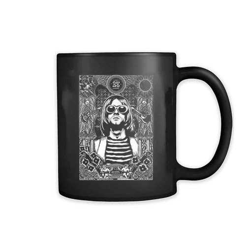 Nirvana Band In Utero Nirvana Tour Kurt Cobain Mug