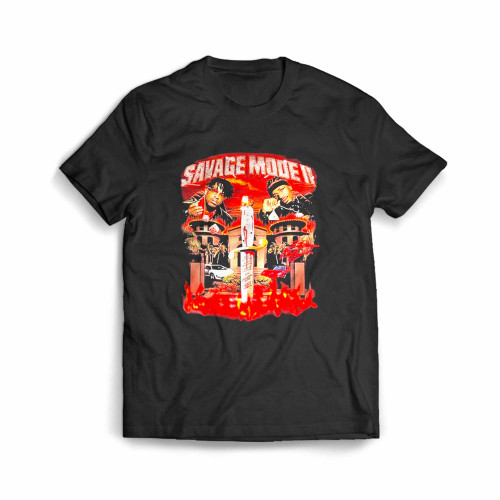 21 Savage And Metro Boomin Drop Limited Edition Savage Mode Ii Rap Men's T-Shirt