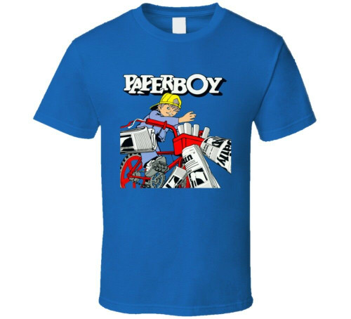 Paperboy Nes Classic Retro Video Game Man's T-Shirt Tee