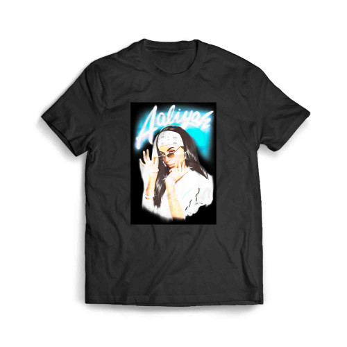 Aaliyah 90S Rap Hip Hop Rnb Men's T-Shirt