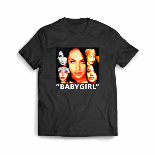Aaliyah Vintage Rap Baby Girl Men's T-Shirt