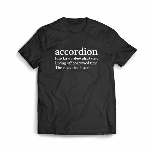 Accordion Living Off Borrowed Time By Mf Doom Men's T-Shirt