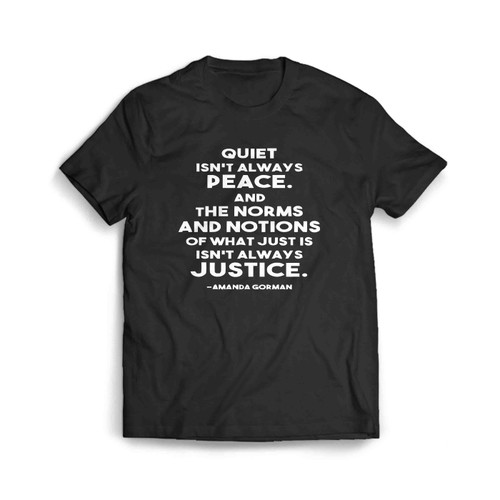 Amanda Gorman Inspirational Quote Men's T-Shirt