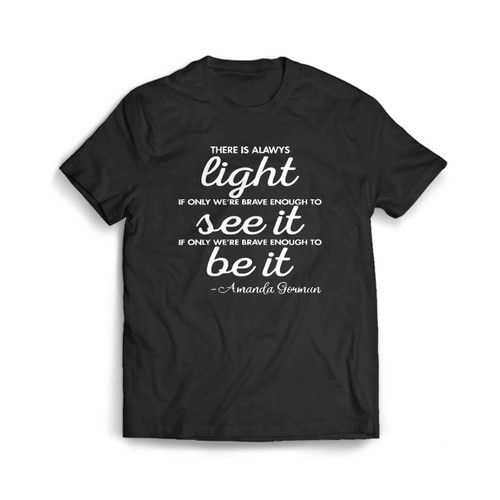 Amanda Gorman Poet Laureate Poetry There Is Always Light 3 Men's T-Shirt