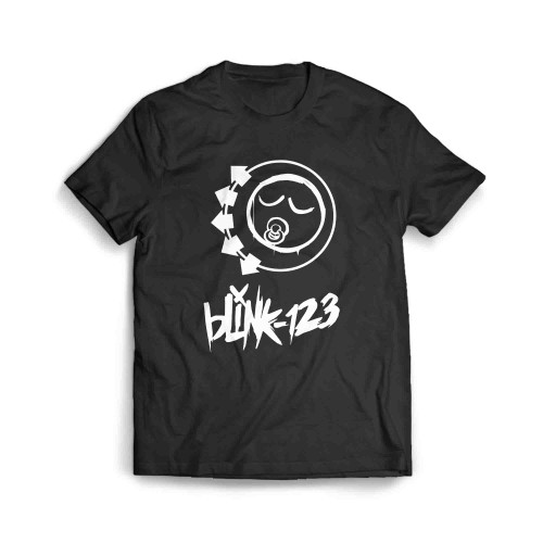 Blink 123 Funny Band Parody Baby Toddler Rock Music Infant Rocker Men's T-Shirt