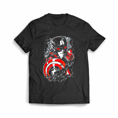 Captain America Marvel Cute Men's T-Shirt